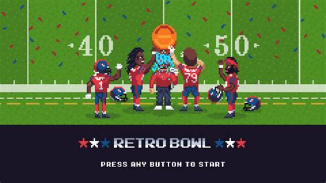 Be the dominator of the NFL league, build your team and keep your fans happy and satisfied. . Retro bowl 2